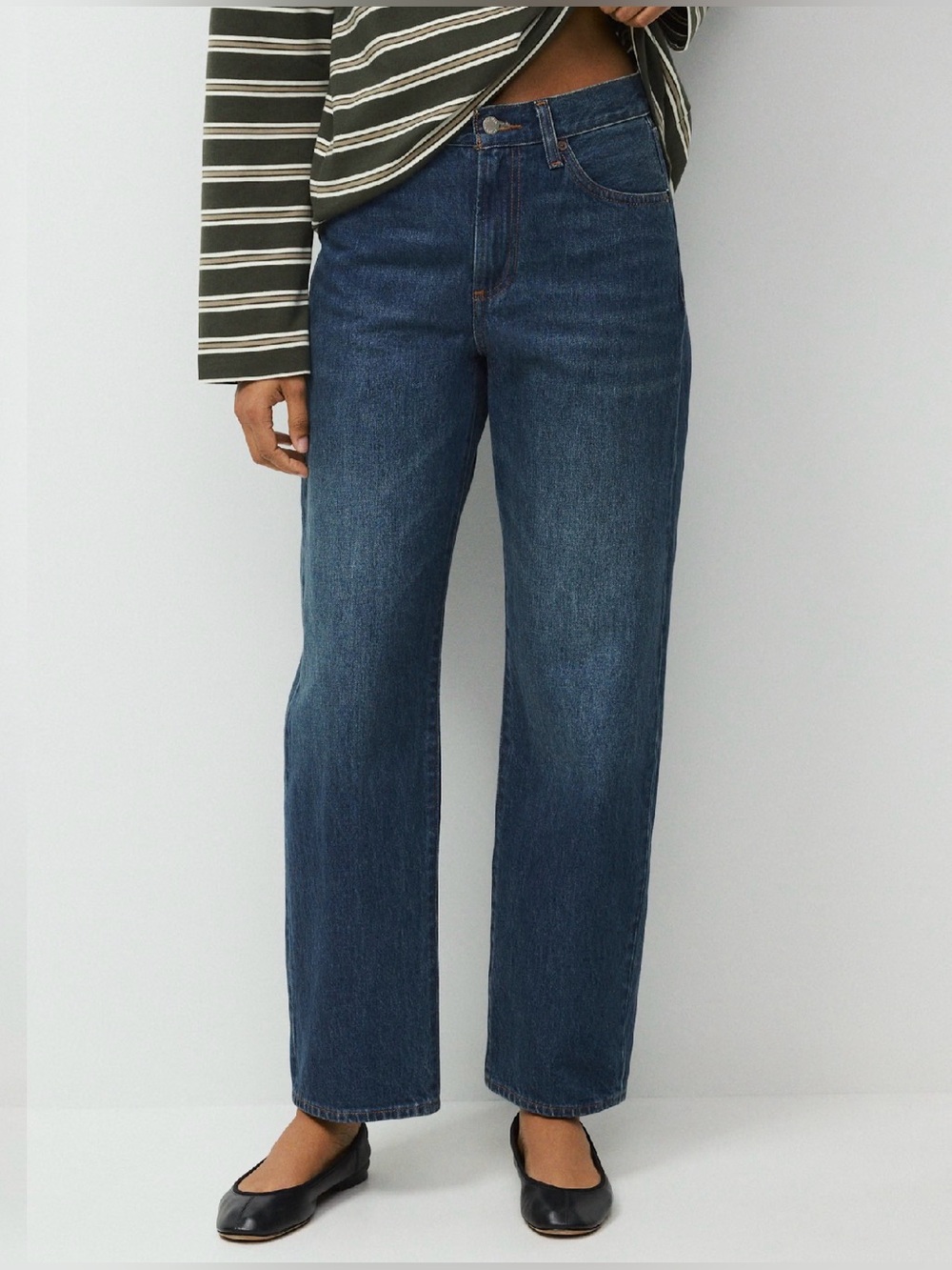 Like new Aritzia Denim Forum The '90s Marlo Hi-Rise Baggy Jean - Picture 1 of 11
